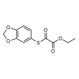 Ethyl 2-(benzo[d][1,3]dioxol-5-ylthio)-2-oxoacetate|CS-0547779