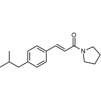 (E)-3-(4-isobutylphenyl)-1-(pyrrolidin-1-yl)prop-2-en-1-one|CS-0547840