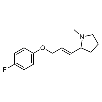 (E)-2-(3-(4-fluorophenoxy)prop-1-en-1-yl)-1-methylpyrrolidine|CS-0547857