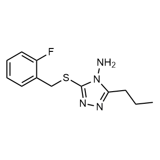 3-((2-Fluorobenzyl)thio)-5-propyl-4H-1,2,4-triazol-4-amine|CS-0548220