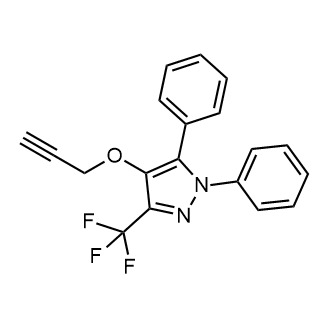 1,5-Diphenyl-4-(prop-2-yn-1-yloxy)-3-(trifluoromethyl)-1H-pyrazole|CS-0548246