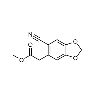 Methyl 2-(6-cyanobenzo[d][1,3]dioxol-5-yl)acetate|CS-0548371