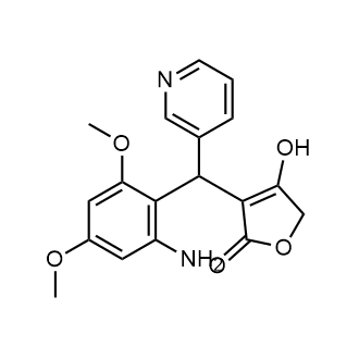 3-((2-Amino-4,6-dimethoxyphenyl)(pyridin-3-yl)methyl)-4-hydroxyfuran-2(5H)-one|CS-0548622