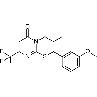 2-((3-Methoxybenzyl)thio)-3-propyl-6-(trifluoromethyl)pyrimidin-4(3H)-one|CS-0548700