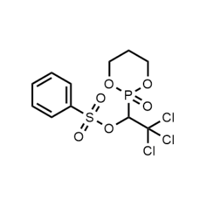 2,2,2-Trichloro-1-(2-oxido-1,3,2-dioxaphosphinan-2-yl)ethyl benzenesulfonate|CS-0548744