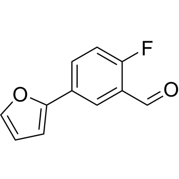 2-Fluoro-5-(furan-2-yl)benzaldehyde|CS-0548760