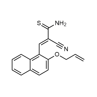 3-(2-(Allyloxy)naphthalen-1-yl)-2-cyanoprop-2-enethioamide|CS-0548809