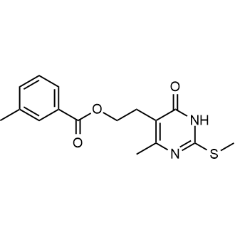 2-(4-Methyl-2-(methylthio)-6-oxo-1,6-dihydropyrimidin-5-yl)ethyl 3-methylbenzoate|CS-0548906
