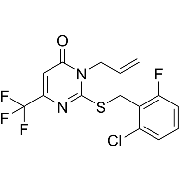 3-Allyl-2-((2-chloro-6-fluorobenzyl)thio)-6-(trifluoromethyl)pyrimidin-4(3H)-one|CS-0548917