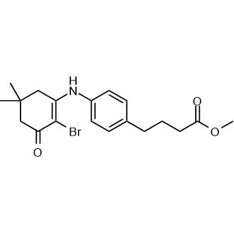 Methyl 4-(4-((2-bromo-5,5-dimethyl-3-oxocyclohex-1-en-1-yl)amino)phenyl)butanoate|CS-0549000