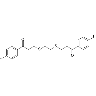 3,3'-(Ethane-1,2-diylbis(sulfanediyl))bis(1-(4-fluorophenyl)propan-1-one)|CS-0549011