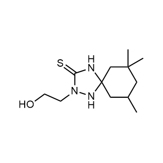 2-(2-Hydroxyethyl)-7,7,9-trimethyl-1,2,4-triazaspiro[4.5]Decane-3-thione|CS-0549105
