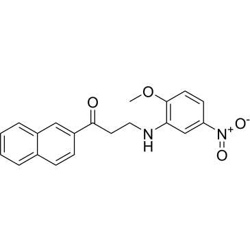 3-((2-Methoxy-5-nitrophenyl)amino)-1-(naphthalen-2-yl)propan-1-one|CS-0549131
