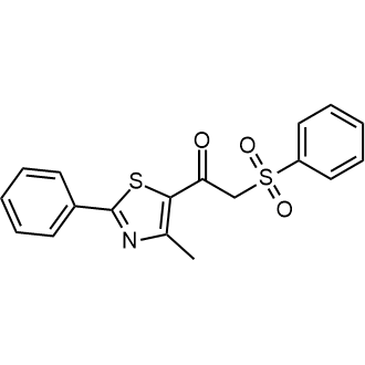1-(4-Methyl-2-phenylthiazol-5-yl)-2-(phenylsulfonyl)ethan-1-one|CS-0549144