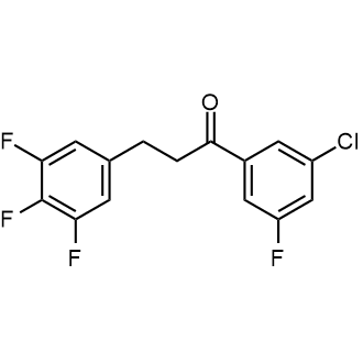1-(3-Chloro-5-fluorophenyl)-3-(3,4,5-trifluorophenyl)propan-1-one|CS-0549227