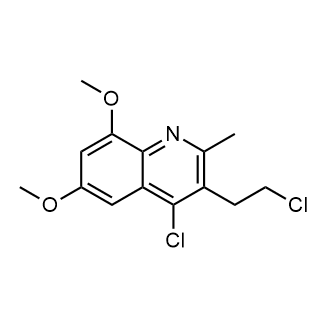 4-Chloro-3-(2-chloroethyl)-6,8-dimethoxy-2-methylquinoline|CS-0549263