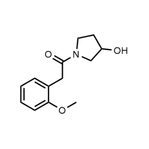 1-(3-Hydroxypyrrolidin-1-yl)-2-(2-methoxyphenyl)ethan-1-one|CS-0549314