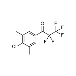 1-(4-Chloro-3,5-dimethylphenyl)-2,2,3,3,3-pentafluoropropan-1-one|CS-0549340