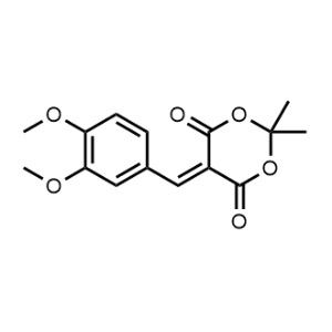 5-(3,4-Dimethoxybenzylidene)-2,2-dimethyl-1,3-dioxane-4,6-dione|CS-0549375