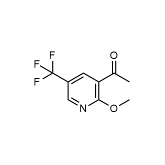 1-(2-Methoxy-5-(trifluoromethyl)pyridin-3-yl)ethan-1-one|CS-0549376