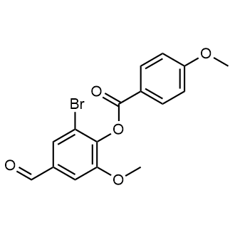 2-Bromo-4-formyl-6-methoxyphenyl 4-methoxybenzoate|CS-0549382