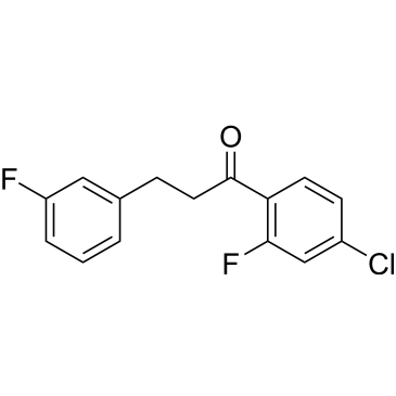 1-(4-Chloro-2-fluorophenyl)-3-(3-fluorophenyl)propan-1-one|CS-0549447