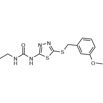 1-Ethyl-3-(5-((3-methoxybenzyl)thio)-1,3,4-thiadiazol-2-yl)urea|CS-0549469