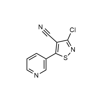 3-Chloro-5-(pyridin-3-yl)isothiazole-4-carbonitrile|CS-0549489