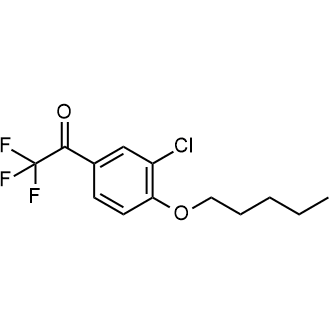 1-(3-Chloro-4-(pentyloxy)phenyl)-2,2,2-trifluoroethan-1-one|CS-0549522