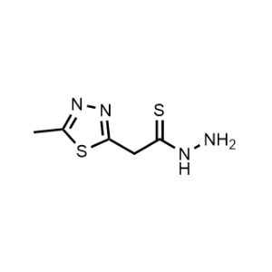 2-(5-Methyl-1,3,4-thiadiazol-2-yl)ethanethiohydrazide|CS-0549571