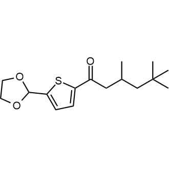 1-(5-(1,3-Dioxolan-2-yl)thiophen-2-yl)-3,5,5-trimethylhexan-1-one|CS-0549586