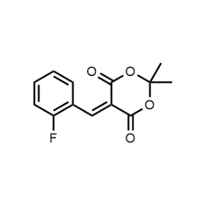 5-(2-Fluorobenzylidene)-2,2-dimethyl-1,3-dioxane-4,6-dione|CS-0549603