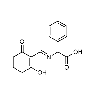 2-(((2-Hydroxy-6-oxocyclohex-1-en-1-yl)methylene)amino)-2-phenylacetic acid|CS-0549691