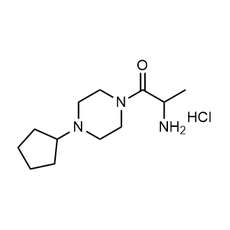 2-Amino-1-(4-cyclopentylpiperazin-1-yl)propan-1-one hydrochloride|CS-0549703