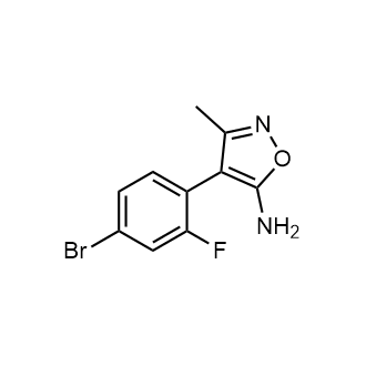 4-(4-Bromo-2-fluorophenyl)-3-methylisoxazol-5-amine|CS-0549741