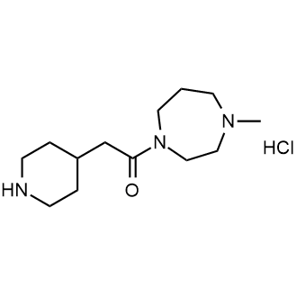 1-(4-Methyl-1,4-diazepan-1-yl)-2-(piperidin-4-yl)ethan-1-one hydrochloride|CS-0549765