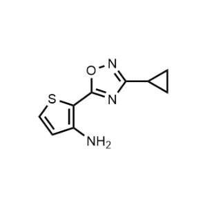 2-(3-Cyclopropyl-1,2,4-oxadiazol-5-yl)thiophen-3-amine|CS-0549770