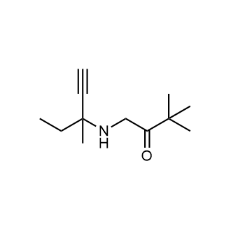 3,3-Dimethyl-1-((3-methylpent-1-yn-3-yl)amino)butan-2-one|CS-0549775