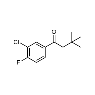 1-(3-Chloro-4-fluorophenyl)-3,3-dimethylbutan-1-one|CS-0549853
