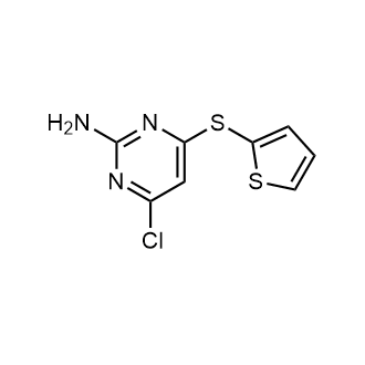 4-Chloro-6-(thiophen-2-ylthio)pyrimidin-2-amine|CS-0549861
