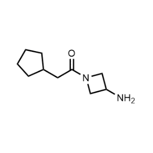 1-(3-Aminoazetidin-1-yl)-2-cyclopentylethan-1-one|CS-0549918