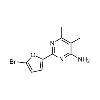 2-(5-Bromofuran-2-yl)-5,6-dimethylpyrimidin-4-amine|CS-0549926