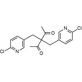 3,3-Bis((6-chloropyridin-3-yl)methyl)pentane-2,4-dione|CS-0549957