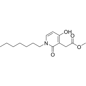 Methyl 2-(1-heptyl-4-hydroxy-2-oxo-1,2-dihydropyridin-3-yl)acetate|CS-0550114