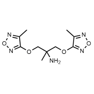 2-Methyl-1,3-bis((4-methyl-1,2,5-oxadiazol-3-yl)oxy)propan-2-amine|CS-0550216