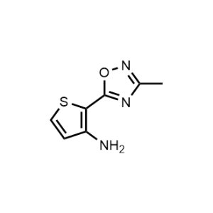 2-(3-Methyl-1,2,4-oxadiazol-5-yl)thiophen-3-amine|CS-0550364