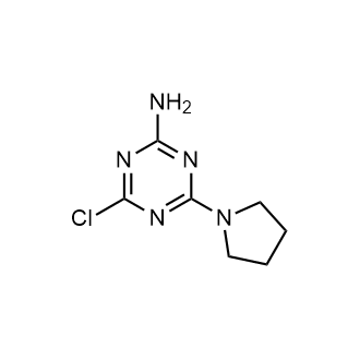 4-Chloro-6-(pyrrolidin-1-yl)-1,3,5-triazin-2-amine|CS-0550369