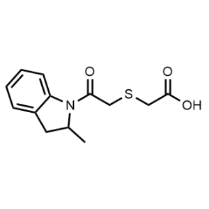 2-((2-(2-Methylindolin-1-yl)-2-oxoethyl)thio)acetic acid|CS-0550693