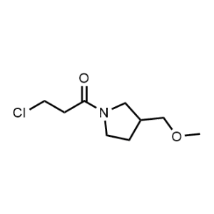 3-Chloro-1-(3-(methoxymethyl)pyrrolidin-1-yl)propan-1-one|CS-0550737
