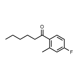 1-(4-Fluoro-2-methylphenyl)hexan-1-one|CS-0550895